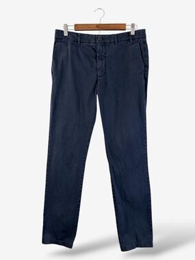Norse Projects Slim Fit Chino Pants Navy Blue Size 31 Minimalist Preppy Casual